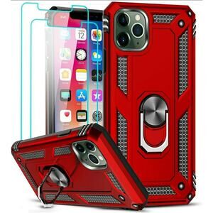 Military Grade Apple iPhone Pro Case w/ Screen Protector & Magnetic Kickstand